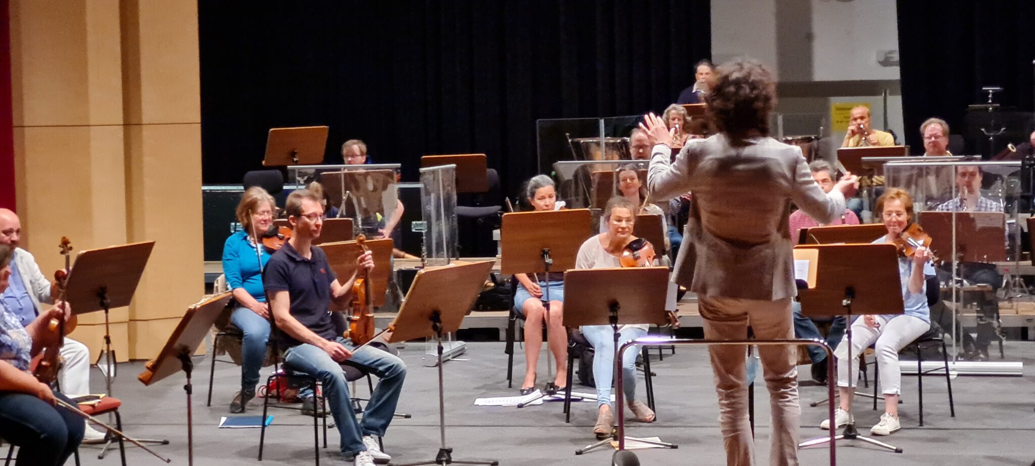 Dirigierseminar mit Studenten der Musikhochschule Dresden Leipziger
