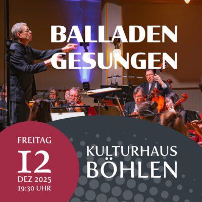 3. Sinfoniekonzert – „Balladen gesungen“