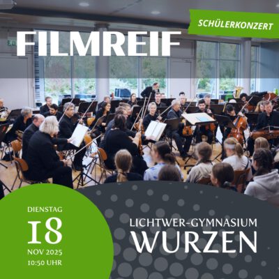 Schülerkonzert – „FILMREIF“ – Blockbuster mit dem LSO