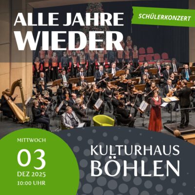 Schülerkonzert      „Alle Jahre wieder – wir singen zur Weihnacht“