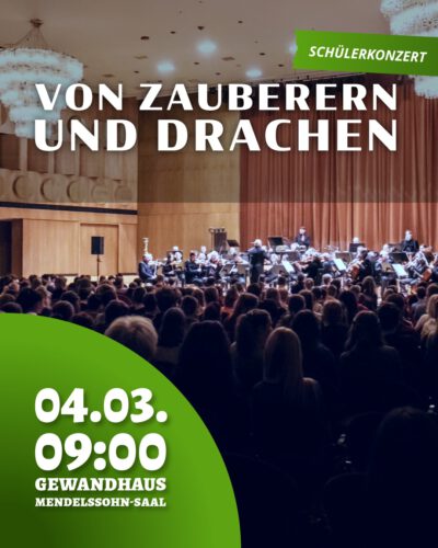 Schülerkonzert „Von Zauberern und Drachen“