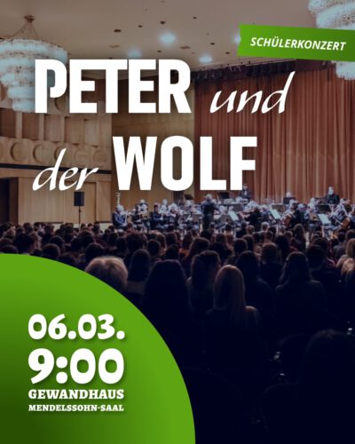 Schülerkonzert „Peter und der Wolf“