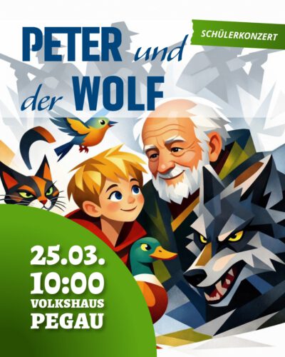 Schülerkonzert „Peter und der Wolf“