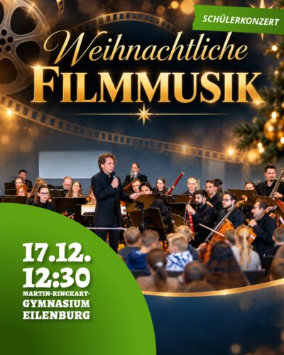 Schülerkonzert „Weihnachtliche Filmmusik“