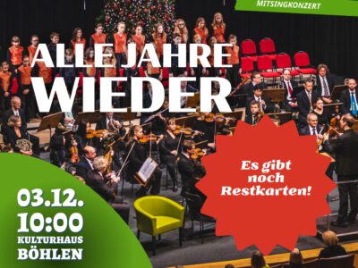 Es gibt noch Restkarten für das Mitsingkonzert mit dem MDR-Kinderchor!